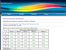 Tablet Screenshot of flyere.com.ro
